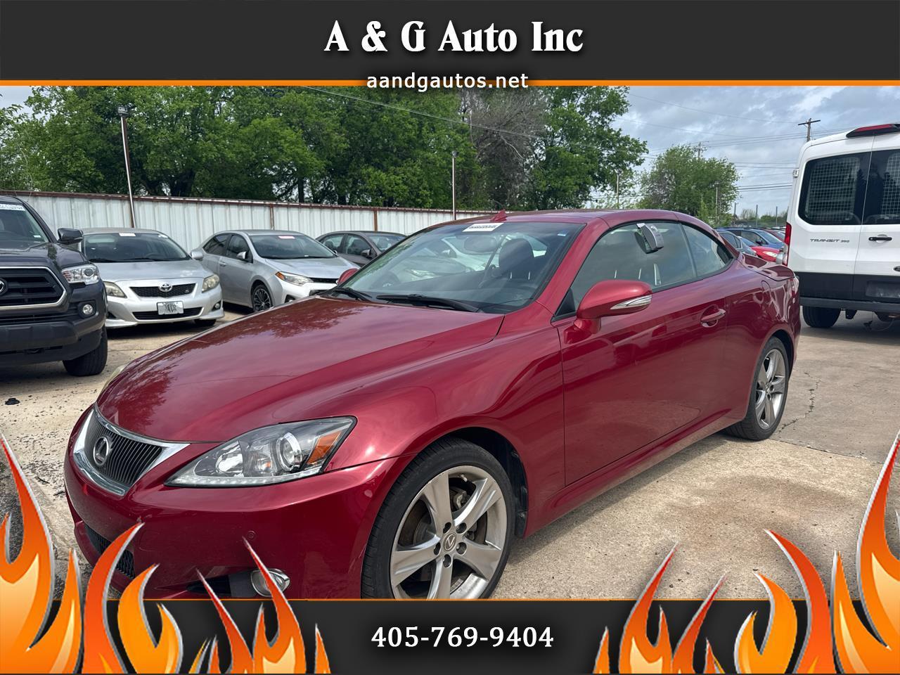 2013 Lexus IS C for sale in Oklahoma City OK 73141 by A & G Auto Inc