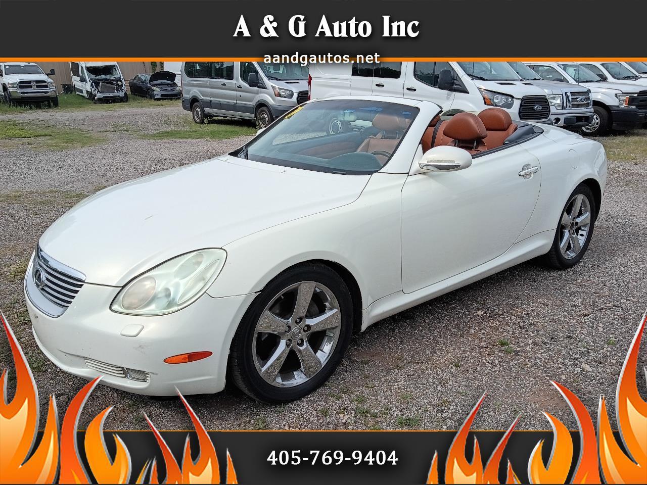 2003 Lexus SC 430 for sale in Oklahoma City OK 73141 by A & G Auto Inc
